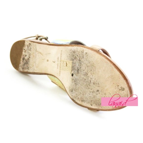 Sigerson Morrison Abisha Sandals Iridescent Holo 7 - Picture 5 of 7